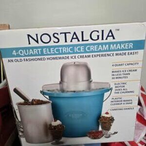 Nostalgia - 4 Quart Electric Ice Cream Maker